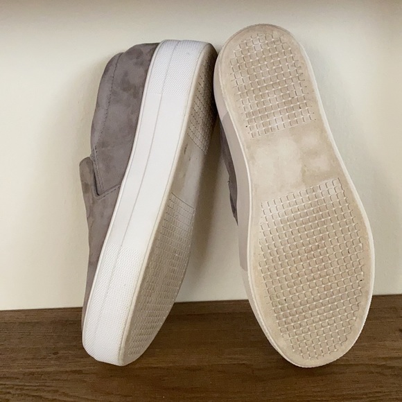 Steve Madden Gray Suede Slip Ons - Picture 5 of 5